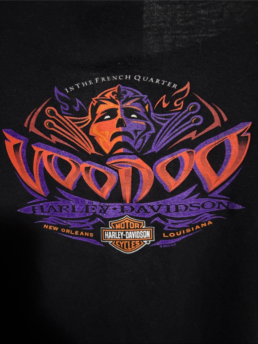 Y2K Harley Davidson Black Long Sleeve Pink Rose Graphics Back Logo - Picture 7 of 8